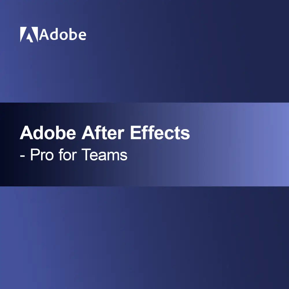 Adobe After Effects – Pro tiimeille