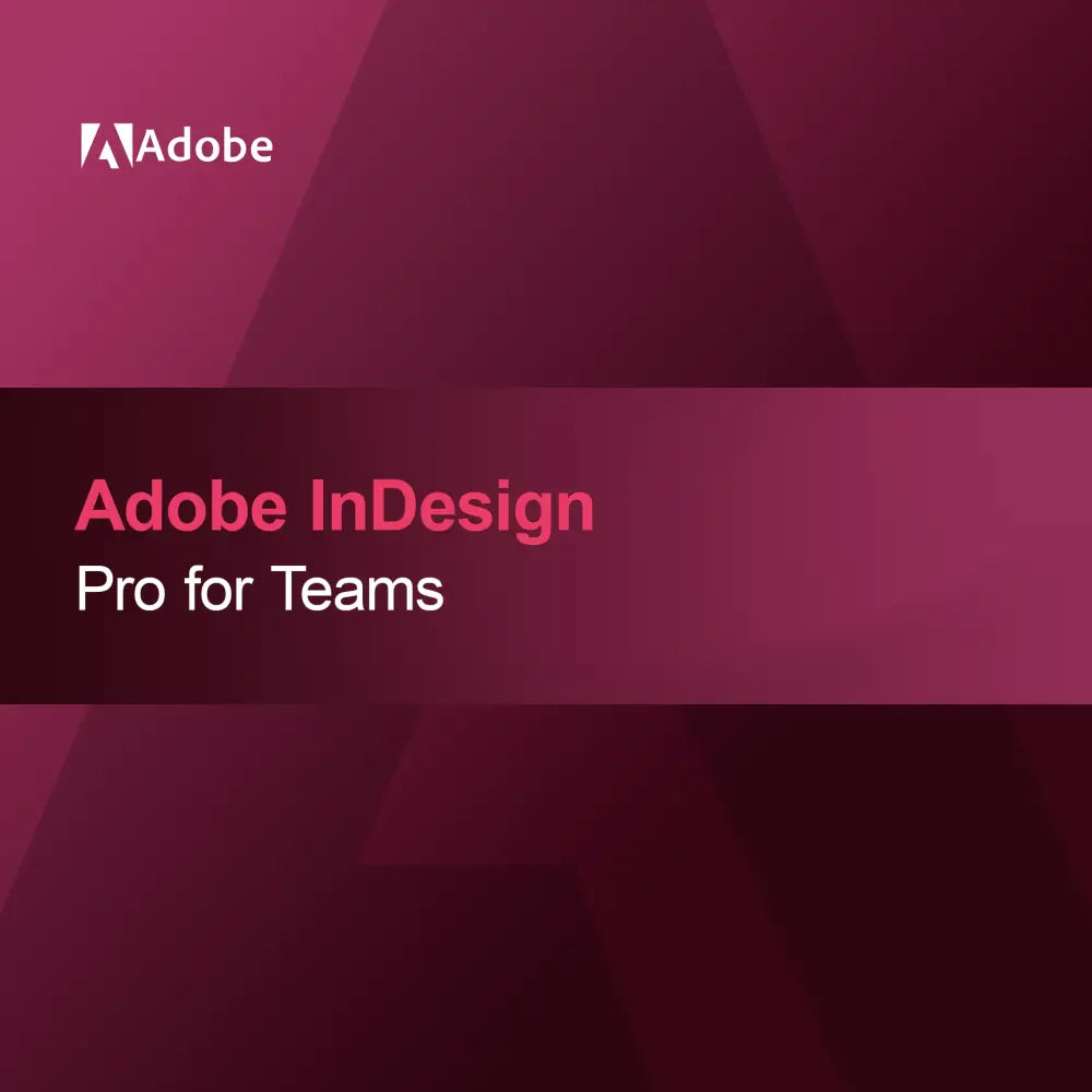 Adobe InDesign - Pro tiimeille
