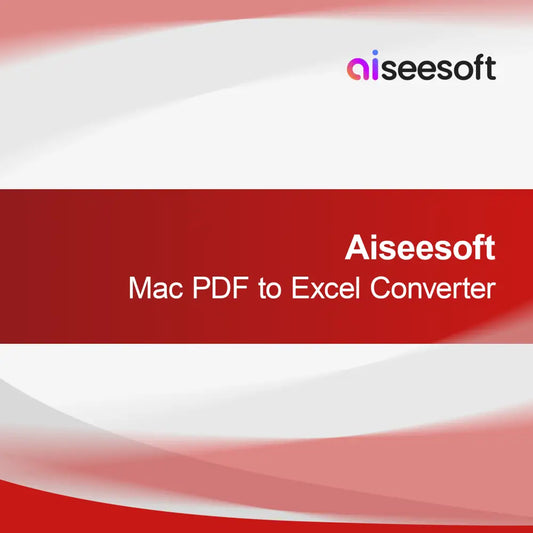 Aiseesoft Mac PDF Excel-muuntimeen