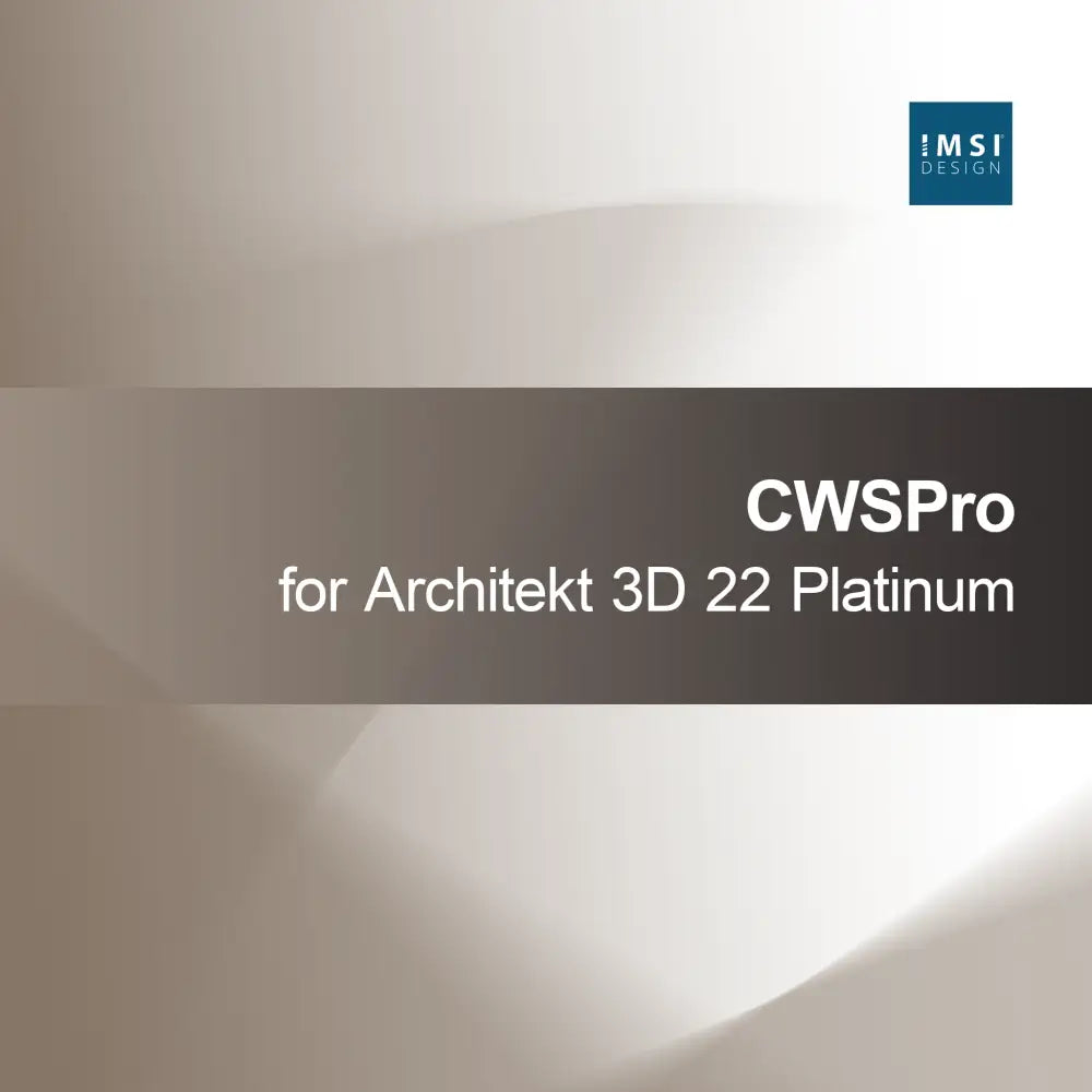 CWSPro Architekt 3D 22 Platinumille