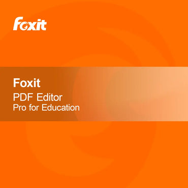EDU Foxit PDF Editor Pro koulutukseen