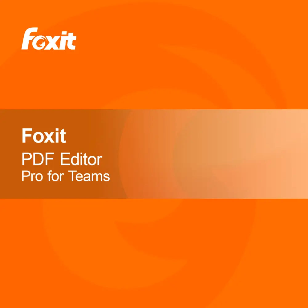 Foxit PDF Editor Pro tiimeille