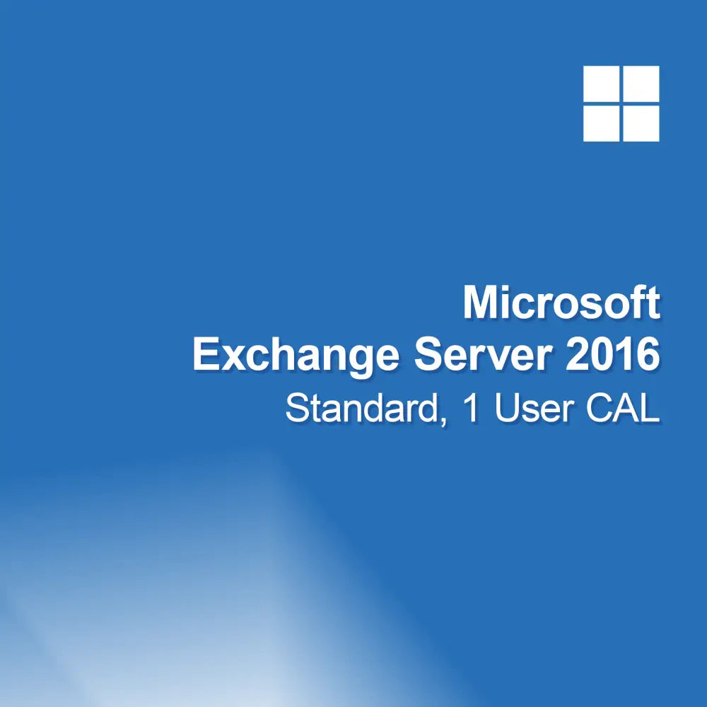 Microsoft Exchange Server 2016 Standard, 1 käyttäjän CAL
