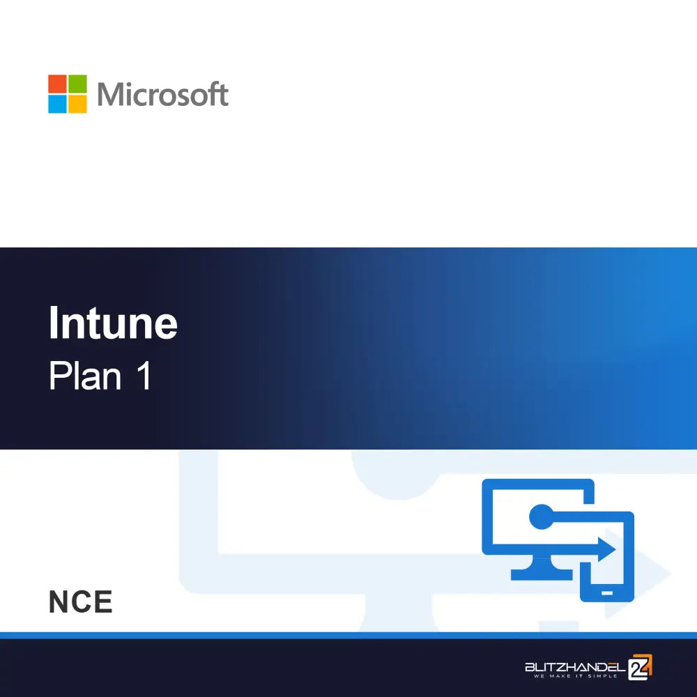 Microsoft Intune Suunnitelma 1 (NCE)