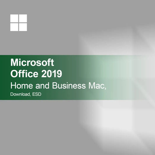 Microsoft Office 2019 Home and Business Mac, Lataa, ESD