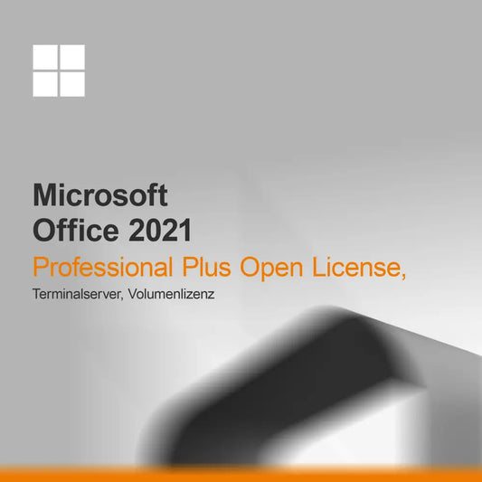 Microsoft Office 2021 Professional Plus Open License, Terminalpalvelin, Volyymilisenssi