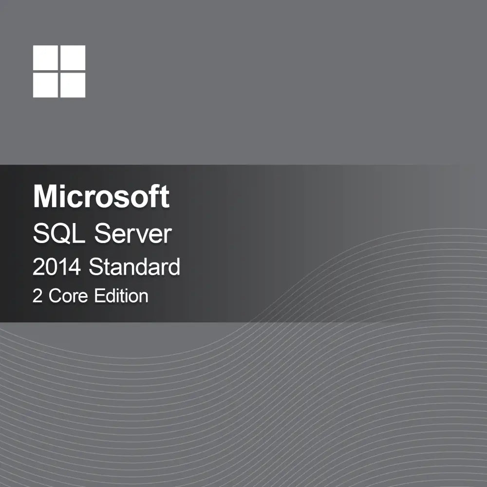 Microsoft SQL Server 2014 Standard - 2 ytimen versio