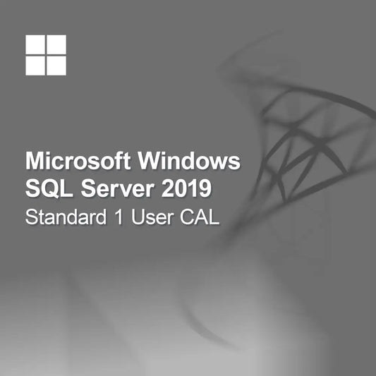 Microsoft SQL Server 2019 Standard 1 käyttäjän CAL