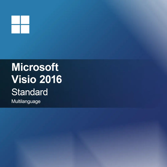 Microsoft Visio 2016 Standard Monikielinen