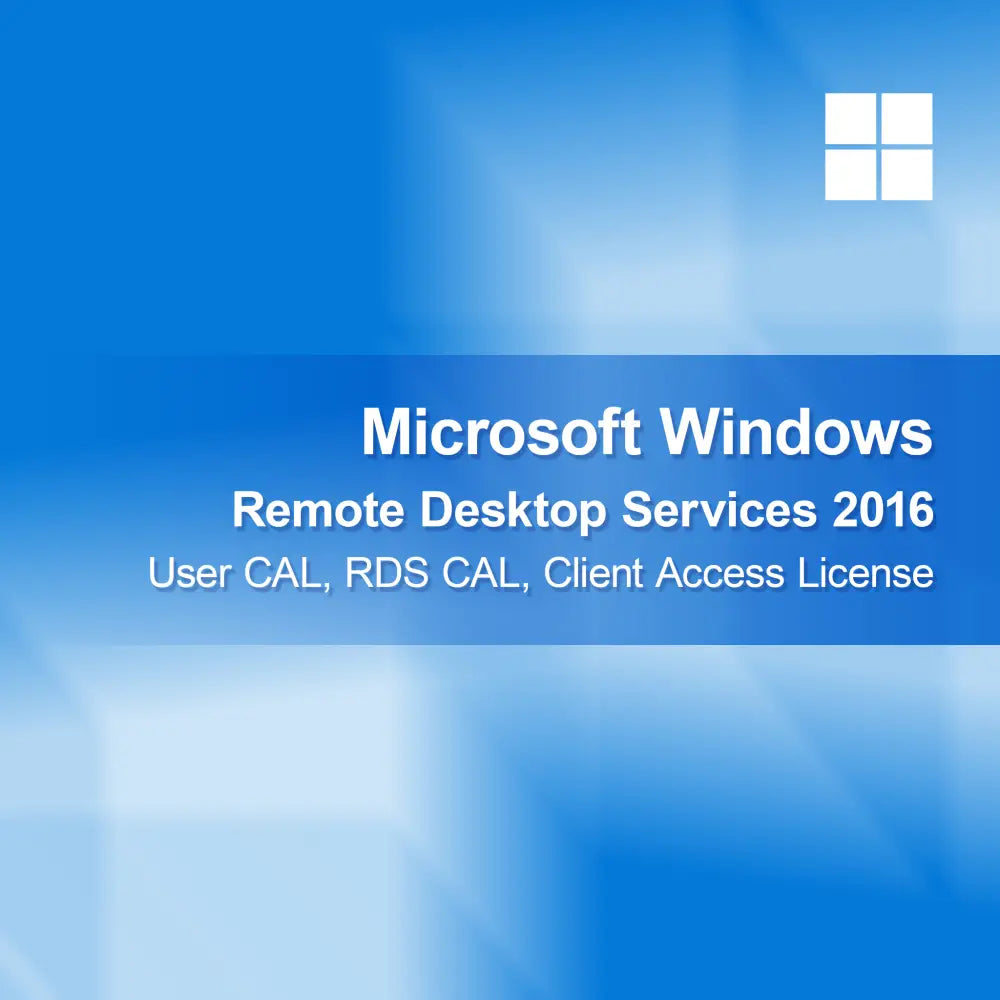 Microsoft Windows Remote Desktop Services 2016 käyttäjä-CAL, RDS CAL, asiakaslisenssi