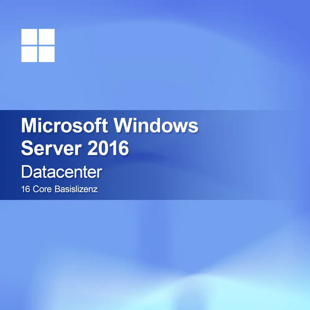 Microsoft Windows Server 2016 Datacenter 16 ytimen peruslisenssi