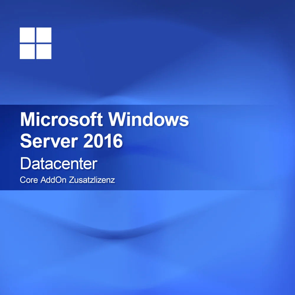 Microsoft Windows Server 2016 Datacenter, Core AddOn lisenssilaajennus