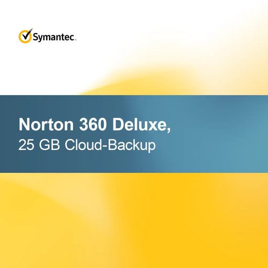 Norton 360 Deluxe, 25 GB pilvivarmuuskopio
