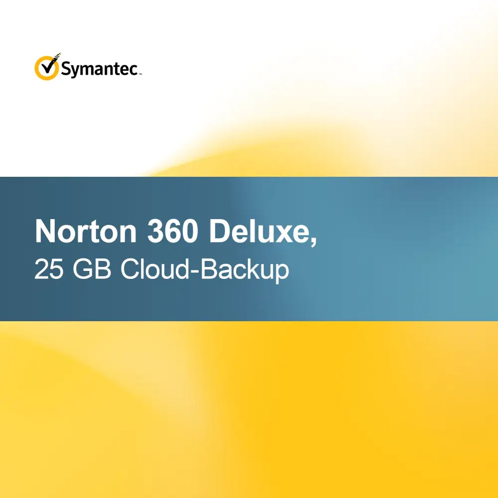 Norton 360 Deluxe, 25 GB pilvivarmuuskopio