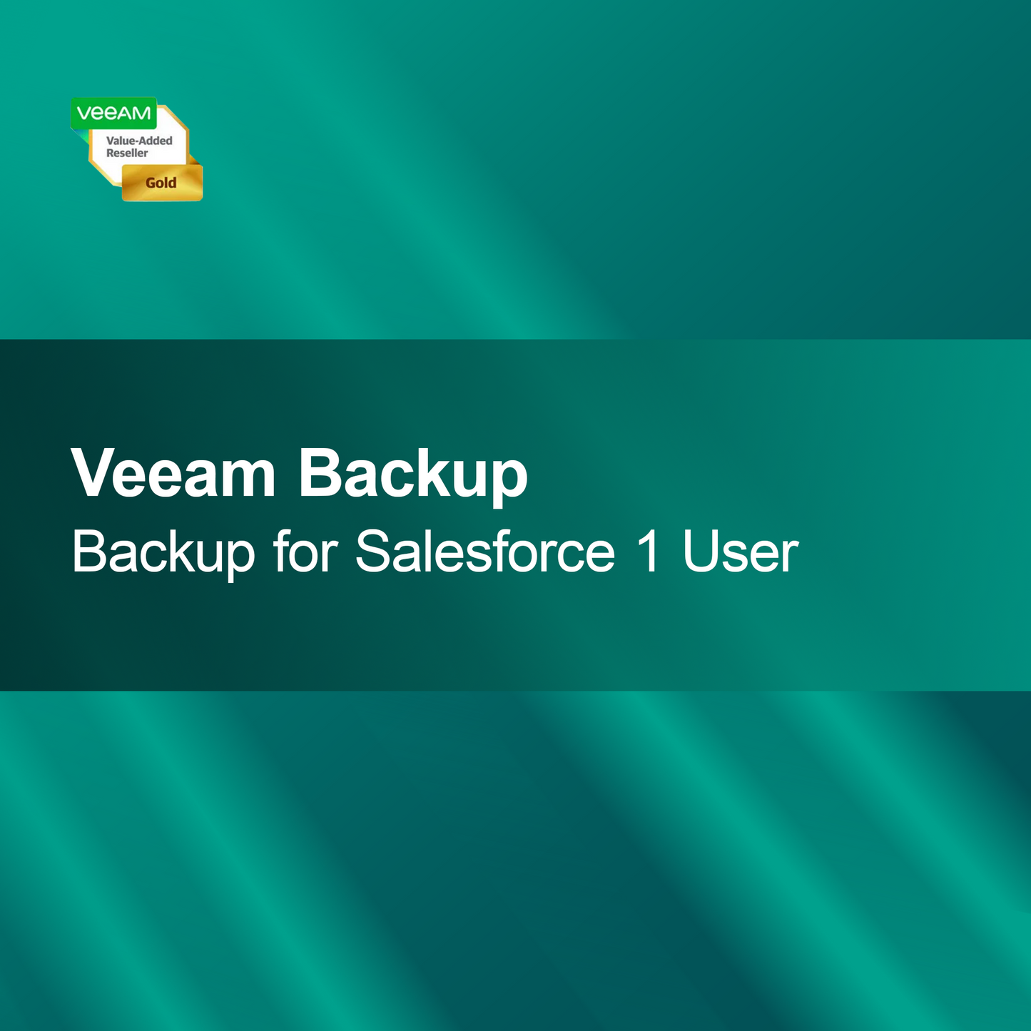 Veeam-varmuuskopiointi Salesforcea varten 1 käyttäjä