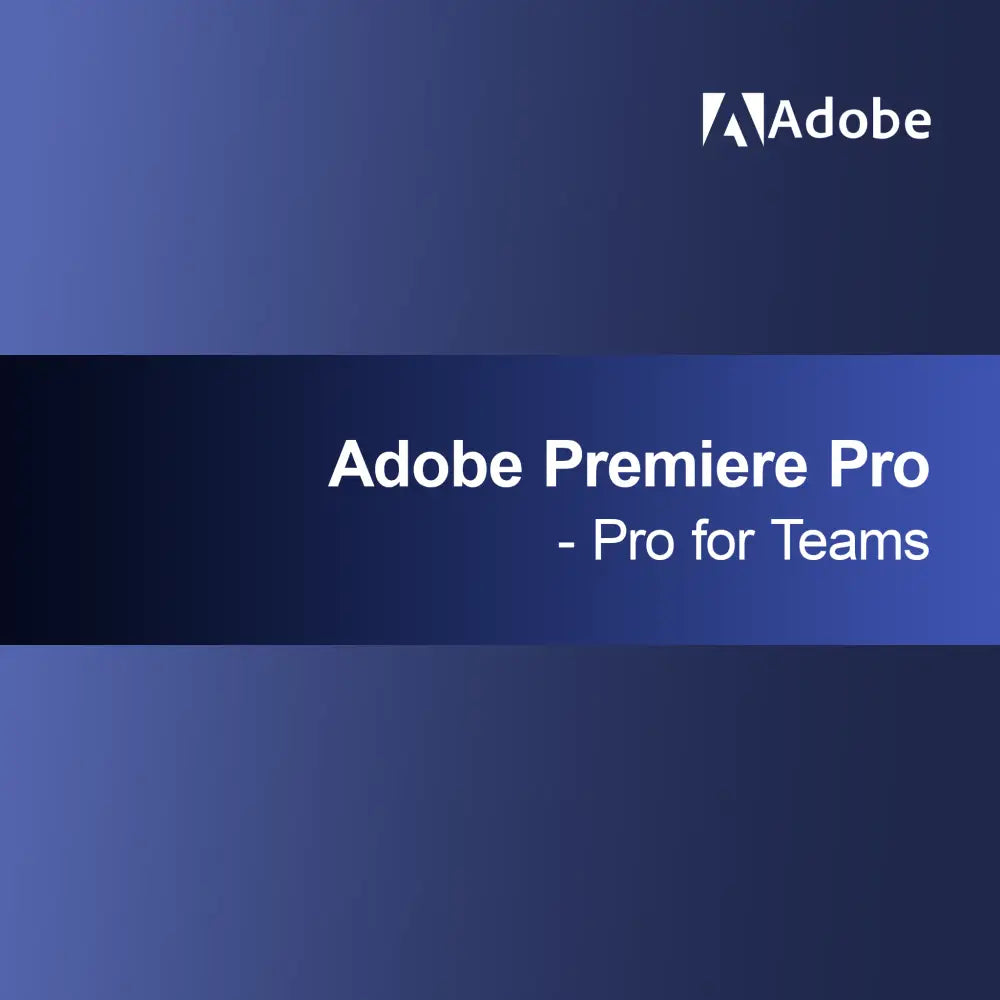 Adobe Premiere Pro - Pro tiimeille