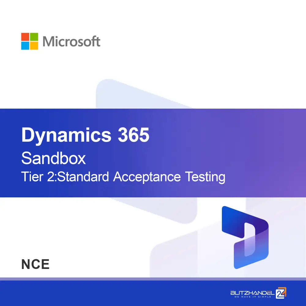 Dynamics 365 Operations - Sandbox Taso 2: Vakiotason Hyväksymistestaus