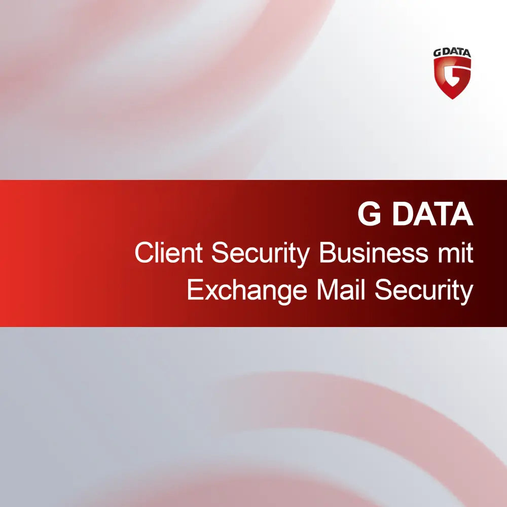 G DATA Client Security Business Exchange-sähköpostisuojauksella