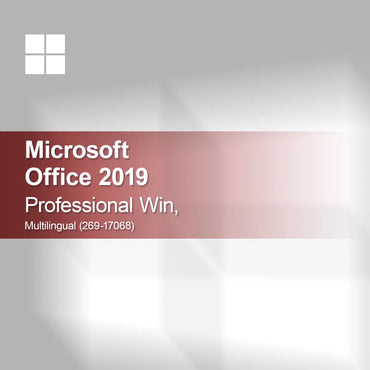 Microsoft Office 2019 Professional Win, monikielinen (269-17068)