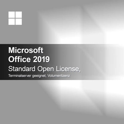 Microsoft Office 2019 Standard Open License, sopii terminaalipalvelimelle, volyymilisenssi