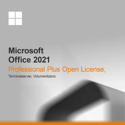 Microsoft Office 2021 Professional Plus Open License, Terminalpalvelin, Volyymilisenssi