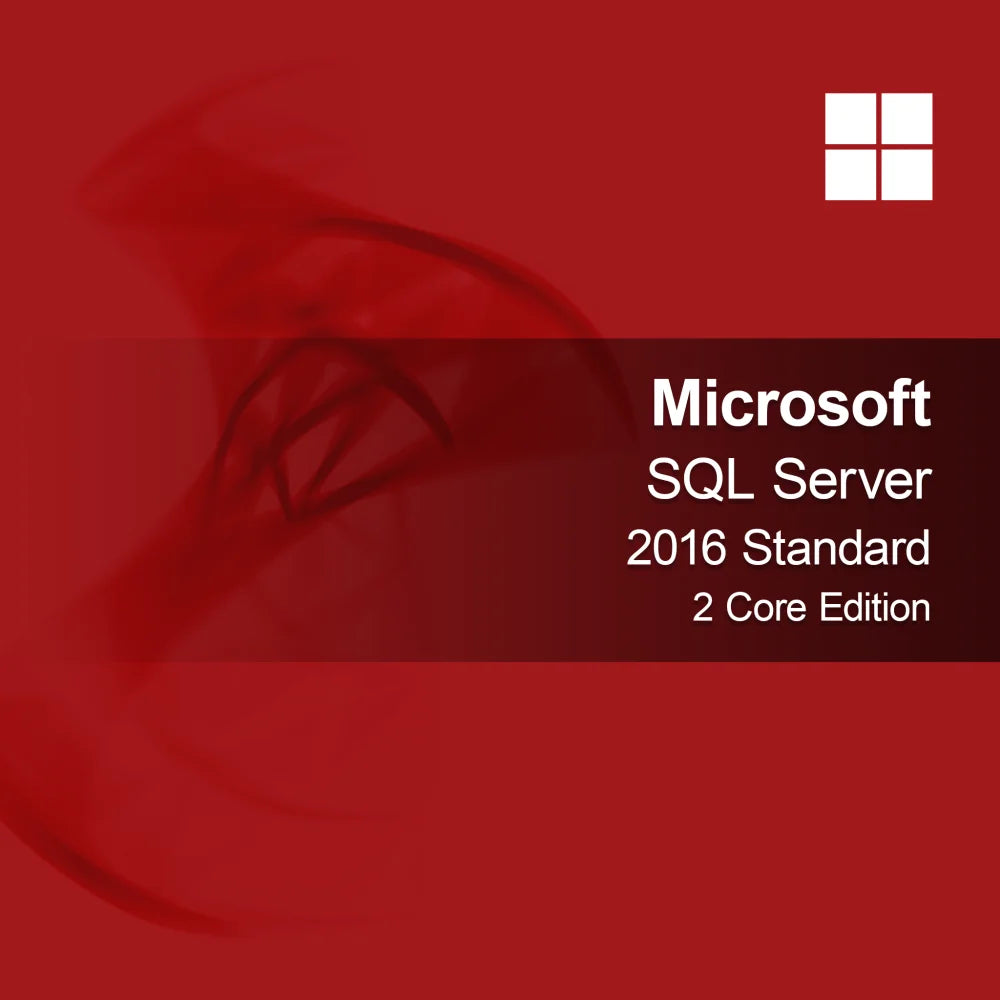 Microsoft SQL Server 2016 Standard - 2 ytimen versio