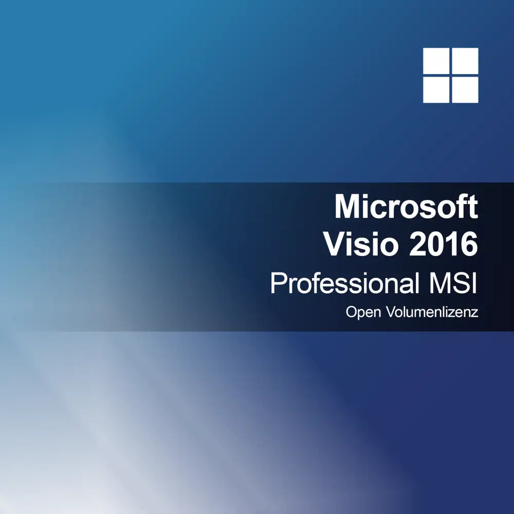 Microsoft Visio 2016 Professional MSI Avaa Volyymilisenssi