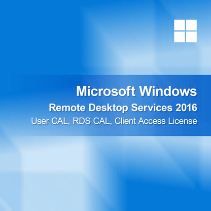 Microsoft Windows Remote Desktop Services 2016 käyttäjä-CAL, RDS CAL, asiakaslisenssi