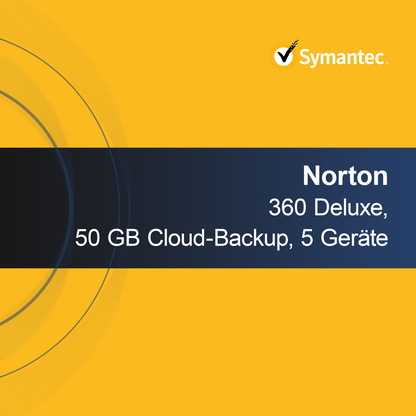 Norton 360 Deluxe, 50 GB pilvivarmuuskopiointi 5 laitteelle