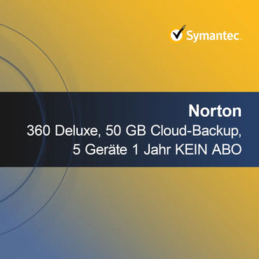 Norton 360 Deluxe, 50 Gt pilvivarmuuskopiointi, 5 laitetta 1 vuosi EI TILAUSTA
