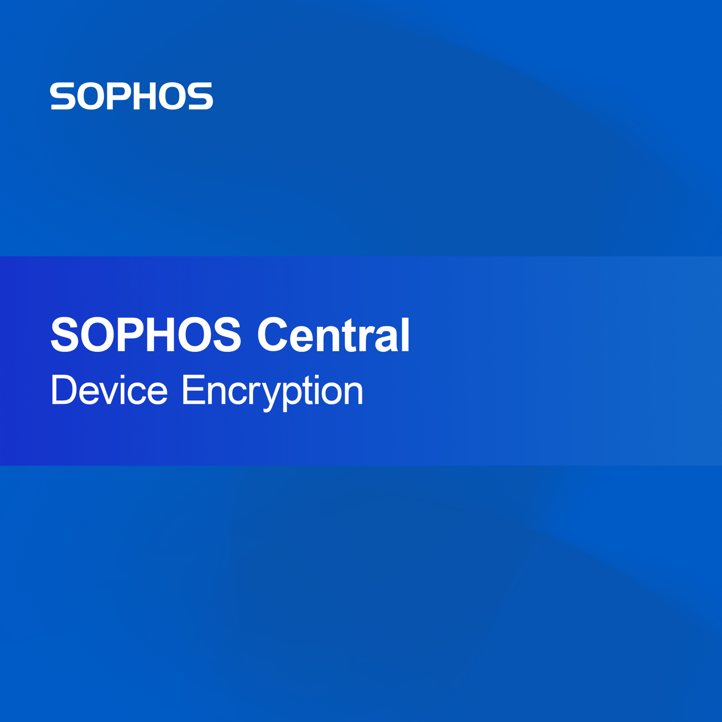 SOPHOS Central Laitteen Salaus
