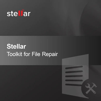 Stellar-työkalupakki tiedostojen korjaukseen