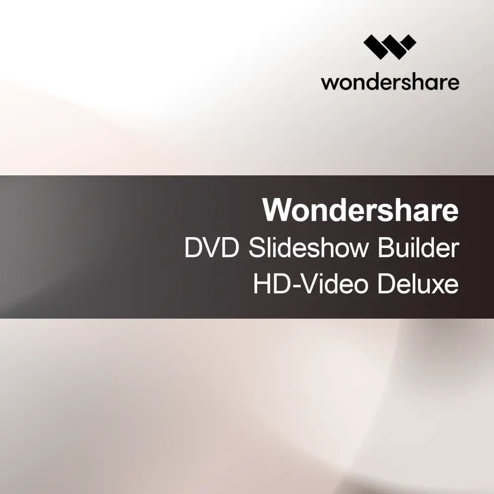 Wondershare DVD Diaesitys Builder HD-Video Deluxe